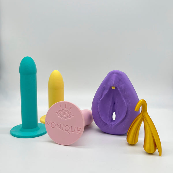 Sexualpädagogik Set: Vulva, Klitoris und Penis-Modell